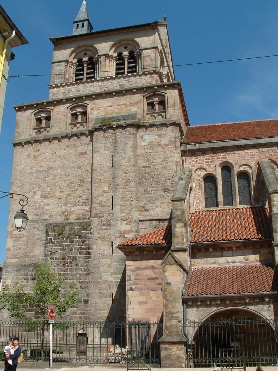 Epinal - Basilique Saint-Maurice - Tour occidentale côté sud 