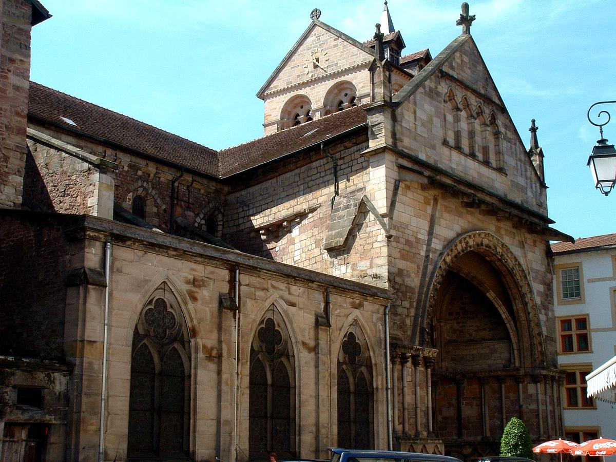 Epinal - Basilique Saint-Maurice - Façade nord 