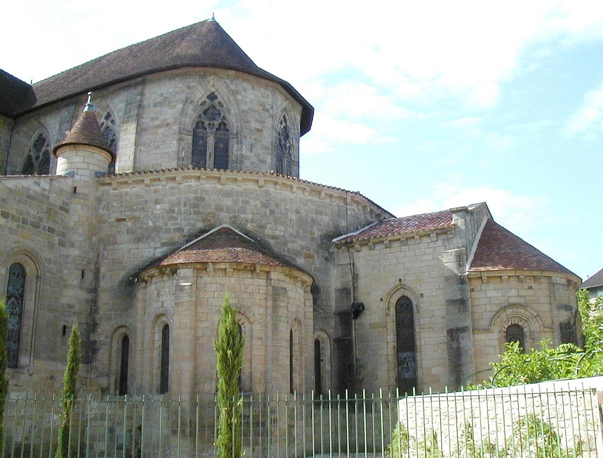 Figeac - Abbatiale Saint-Sauveur - Chevet 