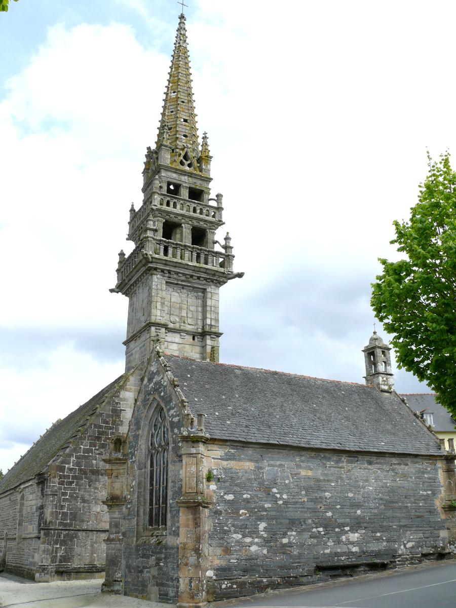La Roche-Maurice - Eglise Saint-Yves et enclos paroissial - Ossuaire et église 