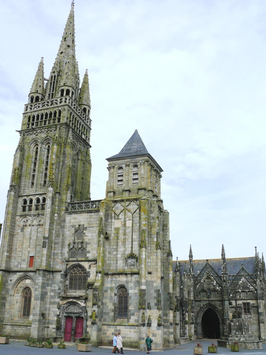 Le Folgoët - Basilique Notre-Dame - Façade occidentale 