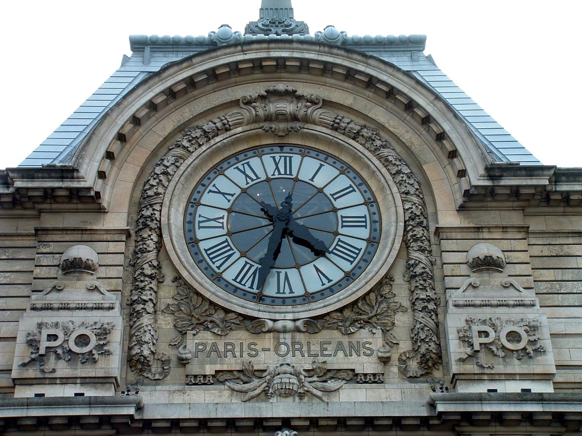 Musée d'Orsay, Paris.Façade sur le quai - Détail 