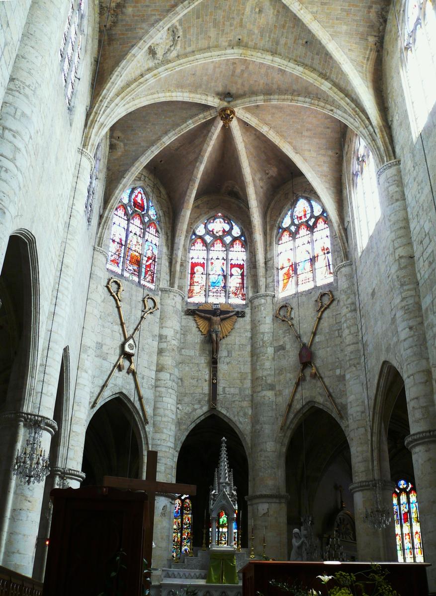 Lectoure - Ancienne cathédrale Saint-Gervais-et-Saint-Protais - Le choeur 