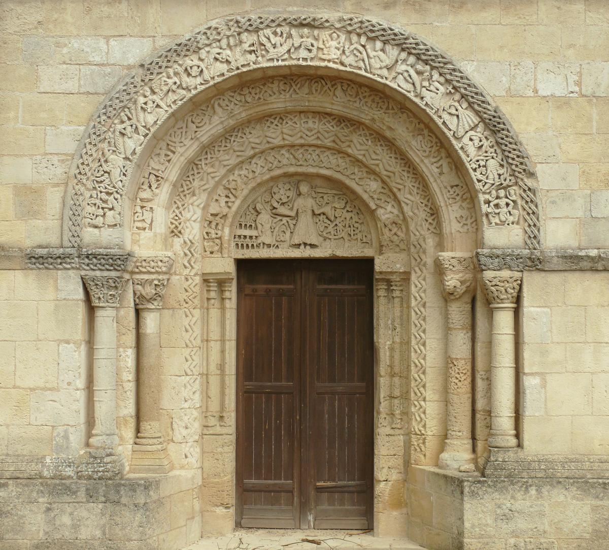 La Lande-de-Fronsac - Eglise Saint-Pierre - Portail Sud 