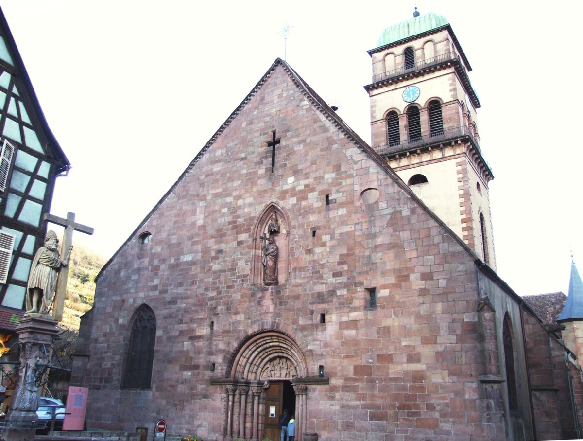 Kaysersberg - Eglise Sainte-Croix - Façade 