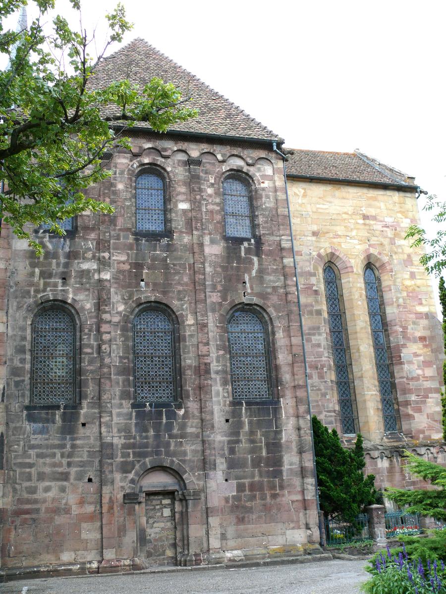 Lautenbach - Collégiale Saint-Michel et Saint-Gangolphe - Bras droit du transept et chevet 