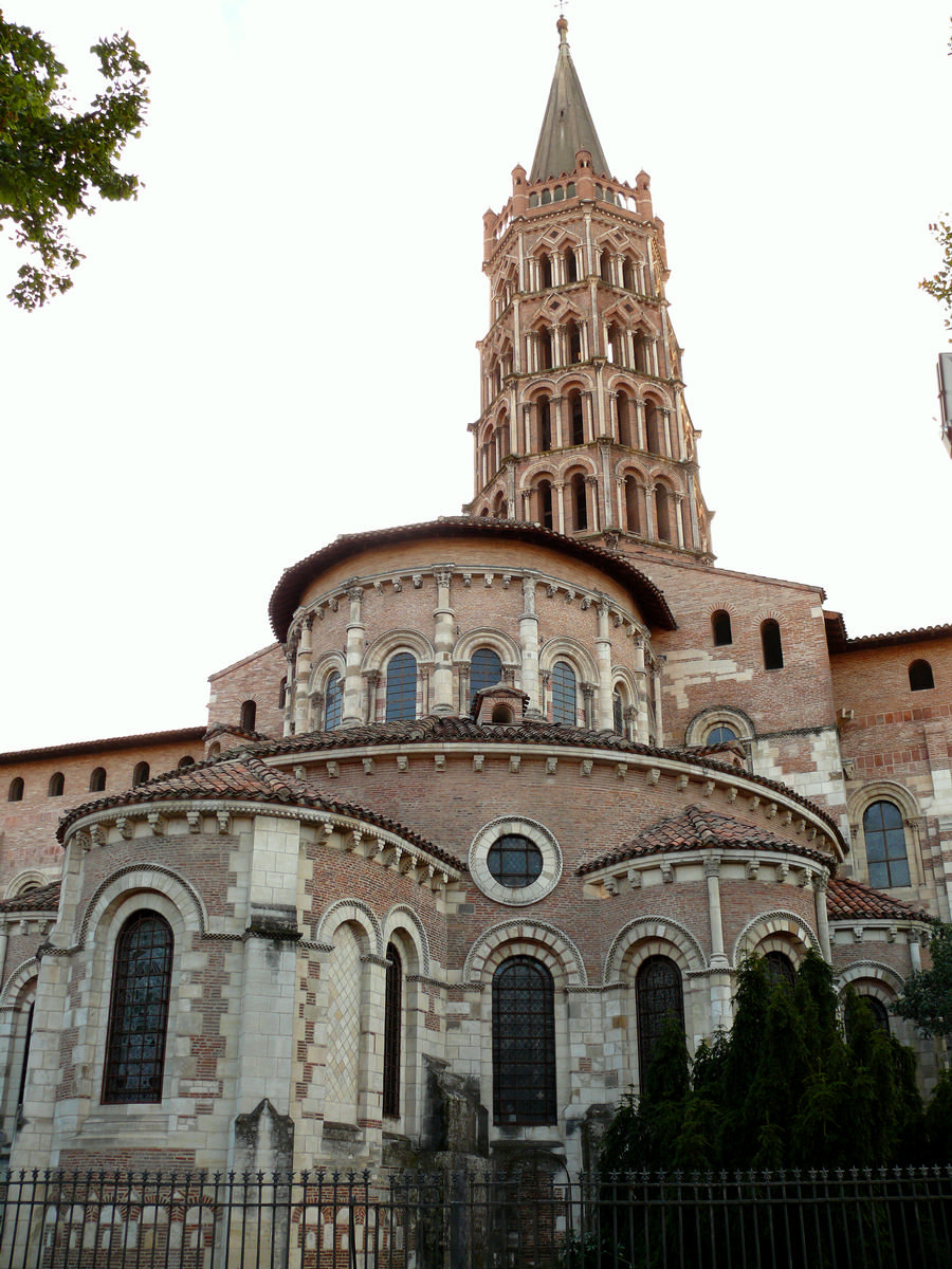 Toulouse - Basilique Saint-Sernin - Chevet 