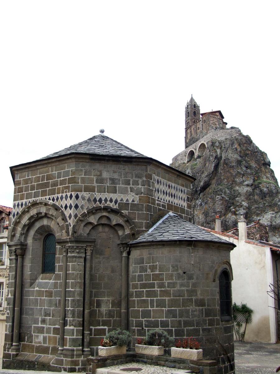 Aiguilhe - La chapelle Saint-Clair avec la chapelle Saint-Michel-d'Aiguilhe 