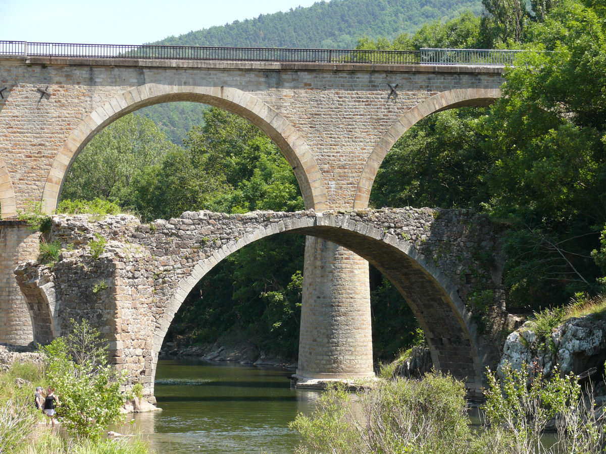 Viaduc aval de Lavoûte-sur-Loire – Vieux pont 
