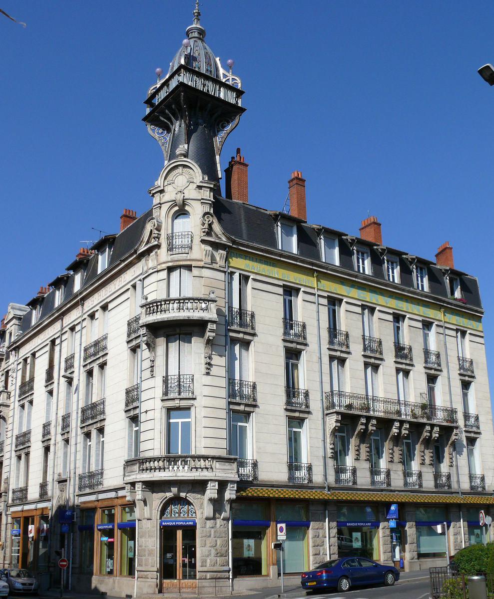 Le Puy-en-Velay - Immeuble «La Verveine du Velay» - Immeuble construit par l'architecte Achille Proy 