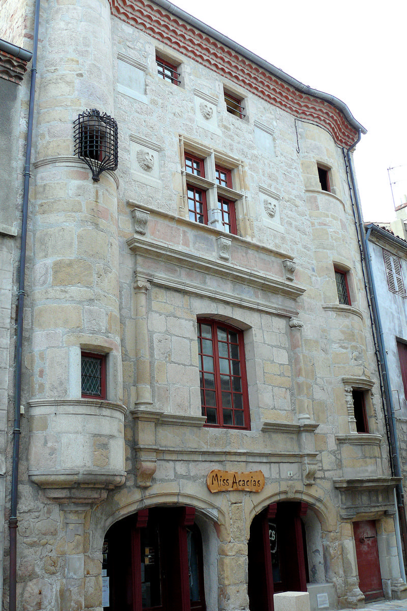 Saint-Bonnet-le-Château - Maison 6 rue Chevalier (Hôtel Bouchetal) 