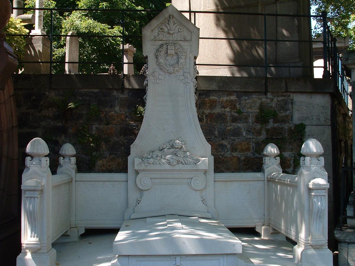 Tombeau de Henri Daydé et sa famille au cimetière Montmartre de Paris 