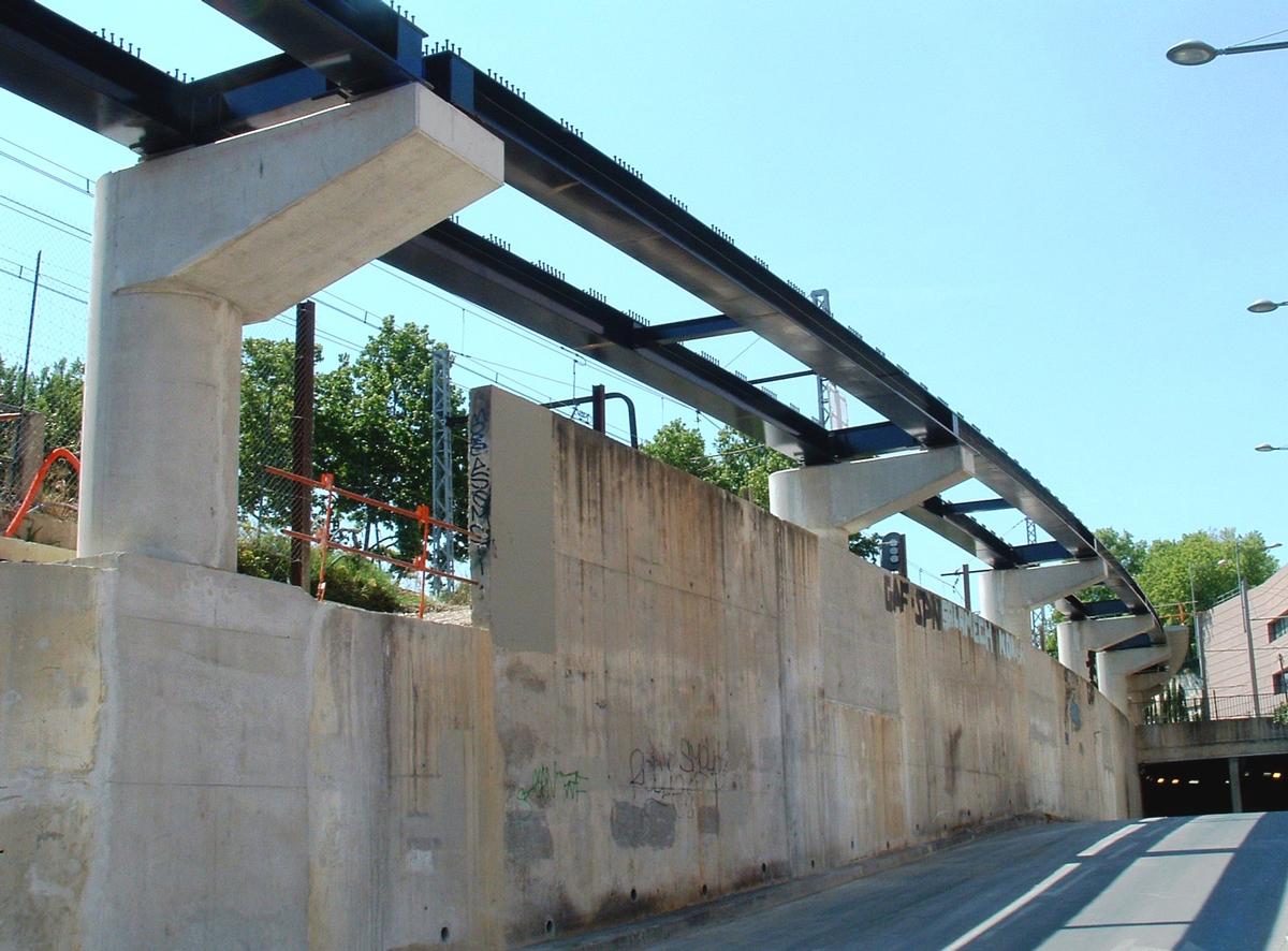 Montpellier - Viaduc Alphonse Loubat - Charpente métallique 