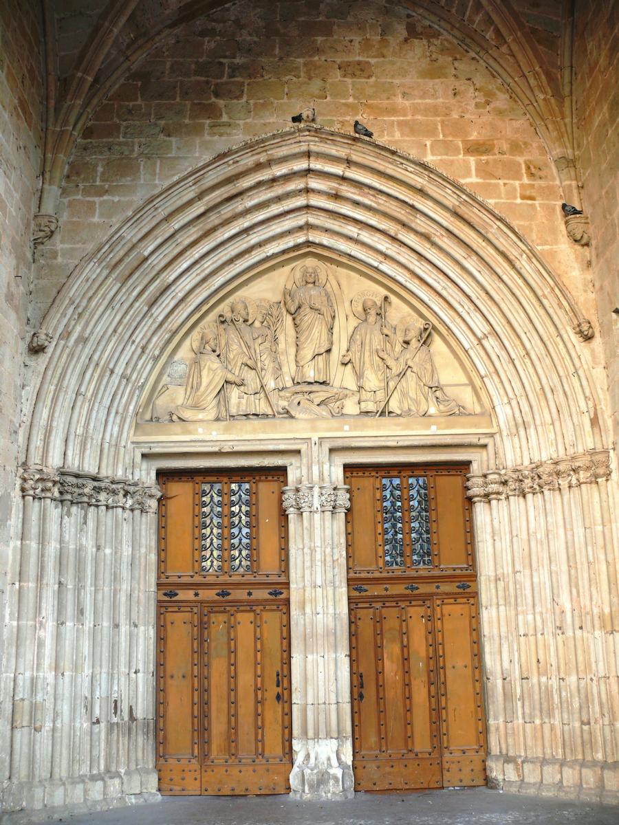 Lodève - Eglise Saint-Fulcran (ancienne cathédrale) - Portail 