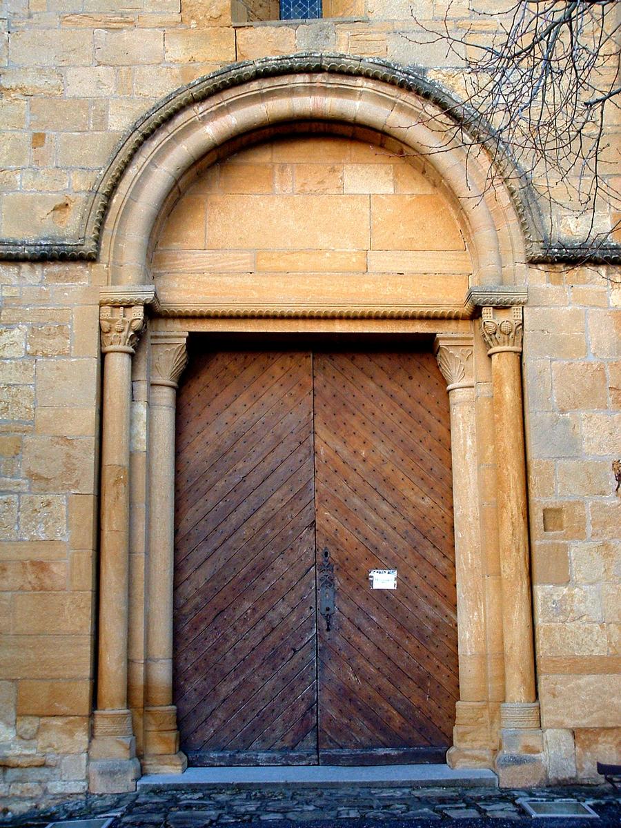 Iguerande - Eglise Saint-André - Façade occidentale - Portail 