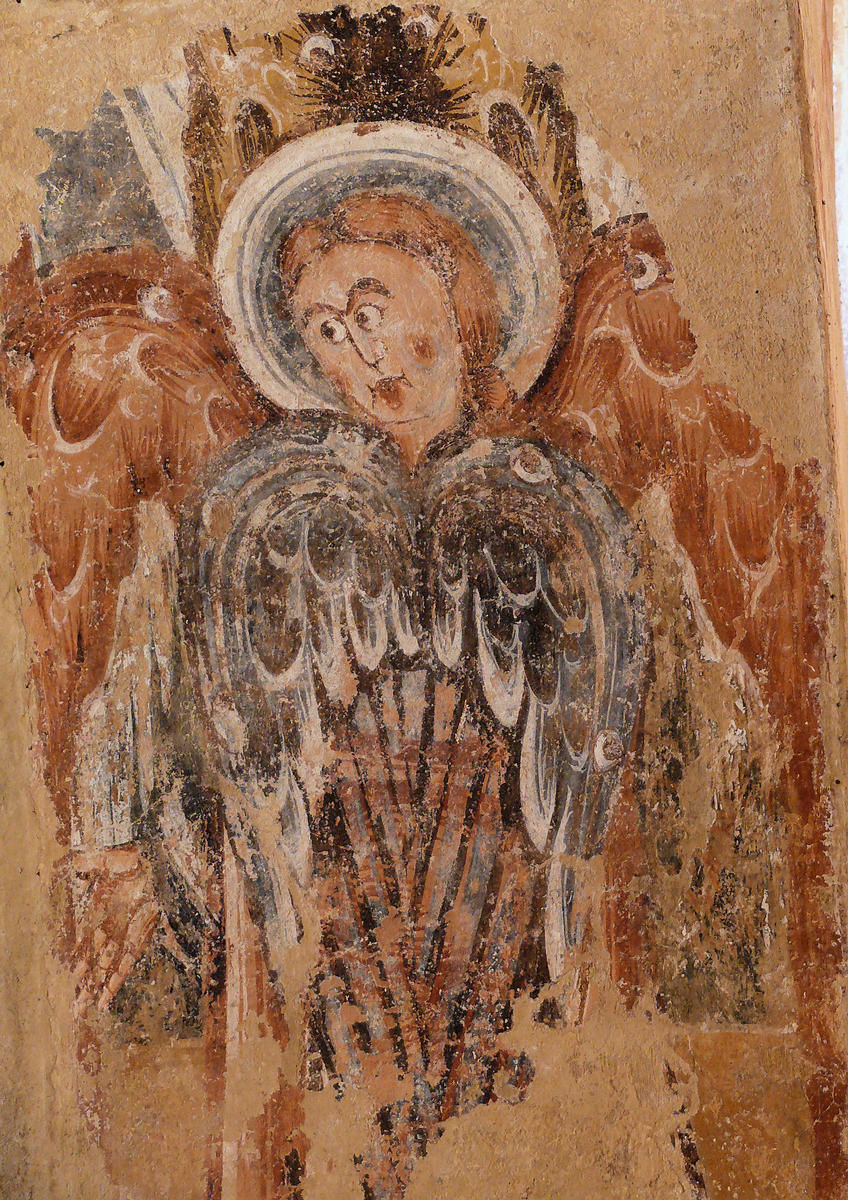 Nohant-Vic - Vic - Eglise Saint-Martin - Fresques du 12ème siècle 