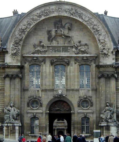 Hôtel des Invalides.Portail d'entrée 