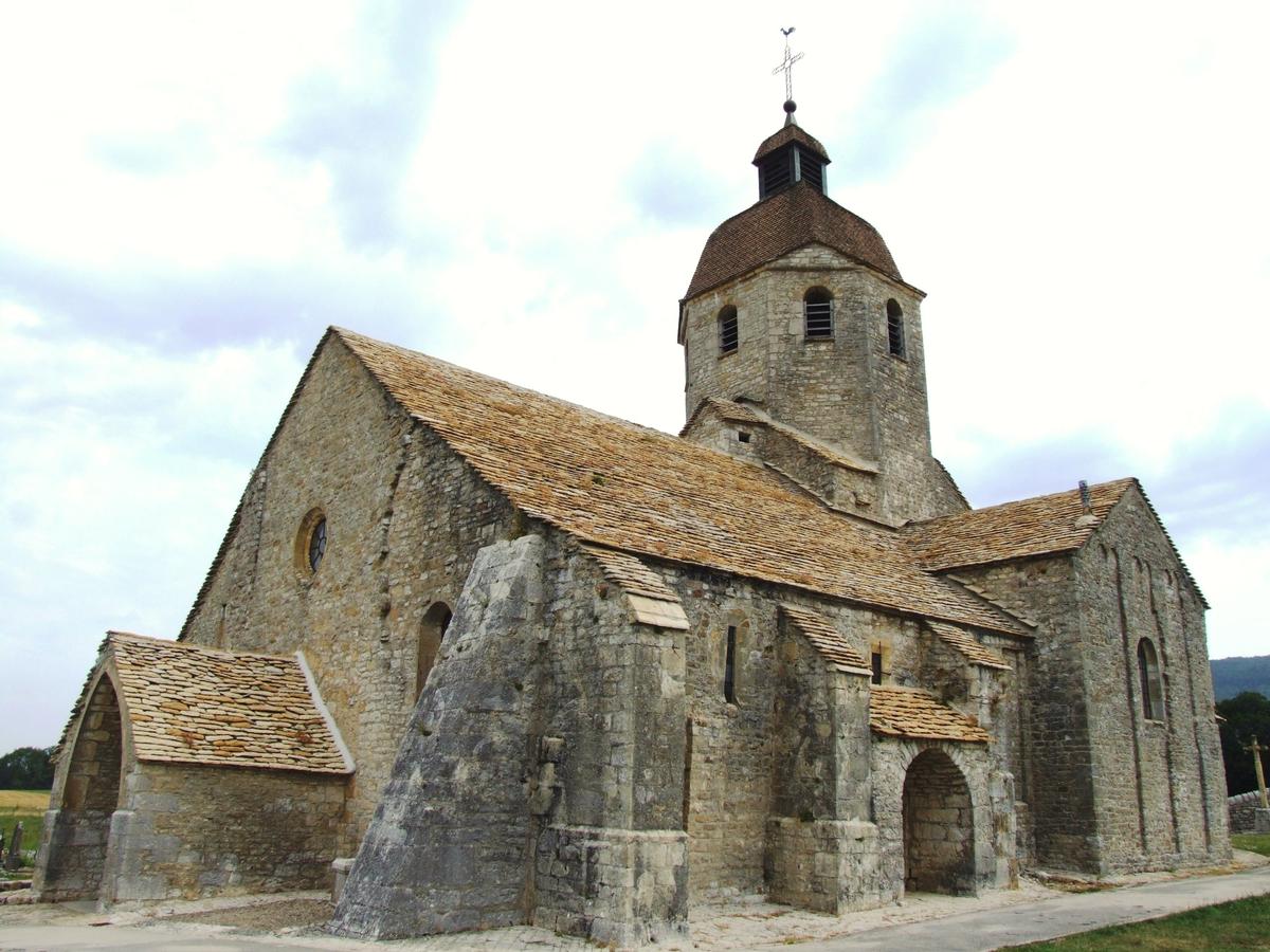 Eglise Saint-Hymetière - Ensemble côté sud 