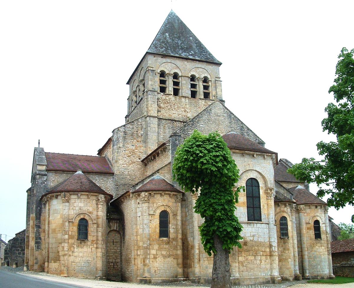 La Celle - Eglise Saint-Blaise - Abside et absidioles 