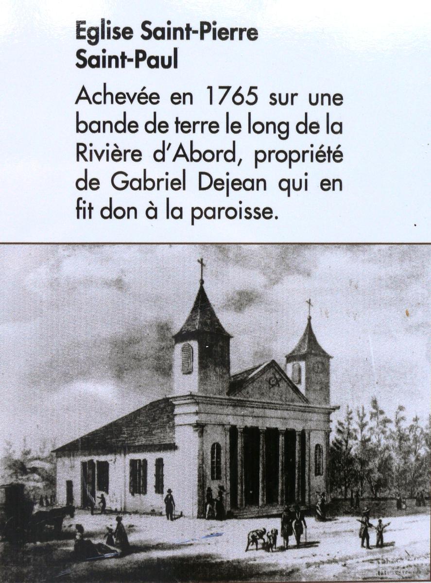Saint-Pierre - Eglise Saint-Pierre-Saint-Paul - Gravure ancienne 