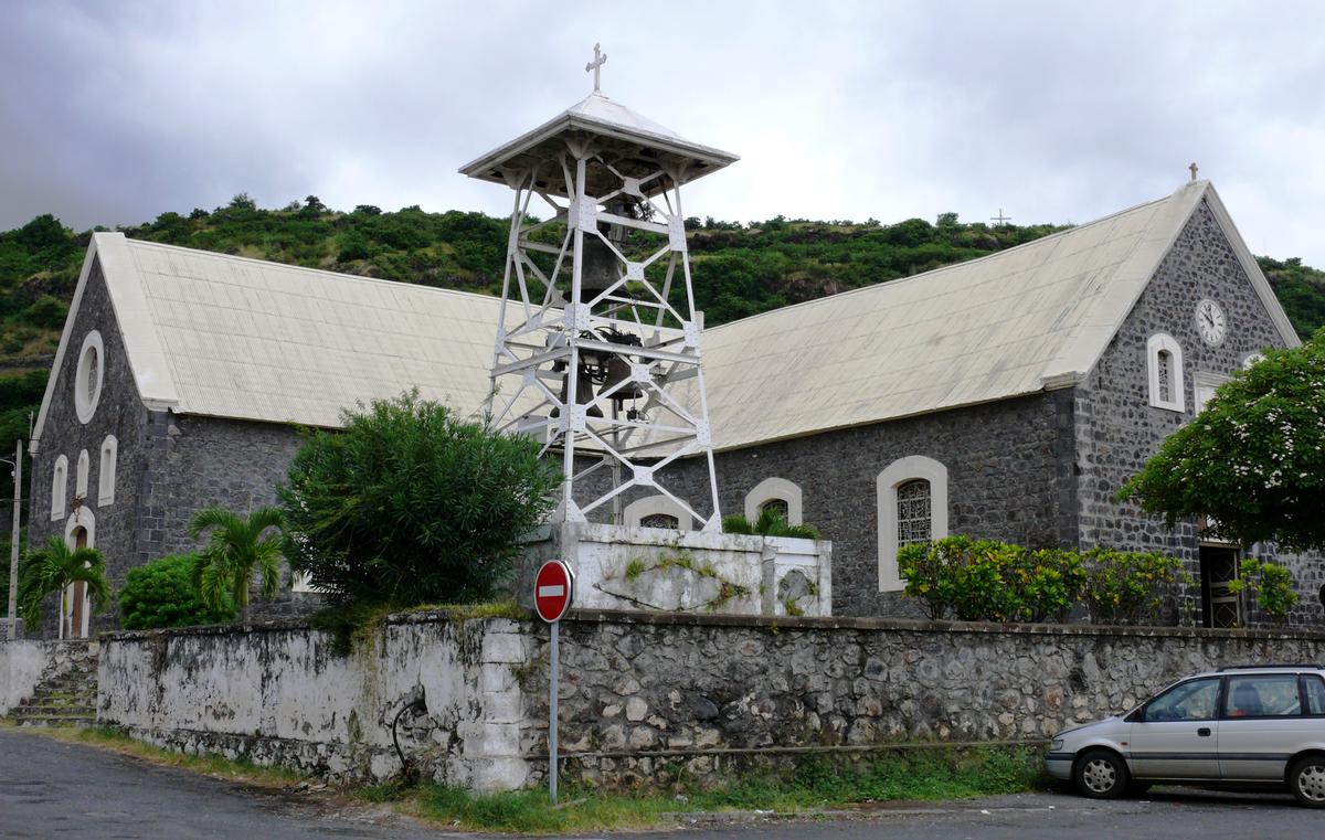 La Réunion - Saint-Paul - Eglise Paroissiale de la Conversion-de-Saint Paul avec son carillon 