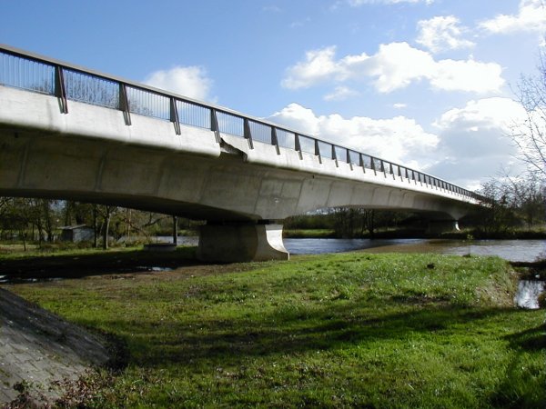 Pont sur le Loir, La Flèche.Ensemble 
