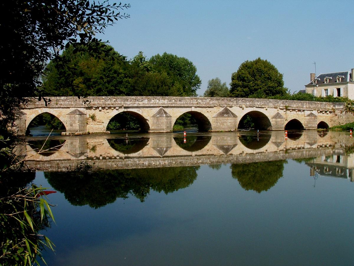 Lavardin Bridge across the Loir 