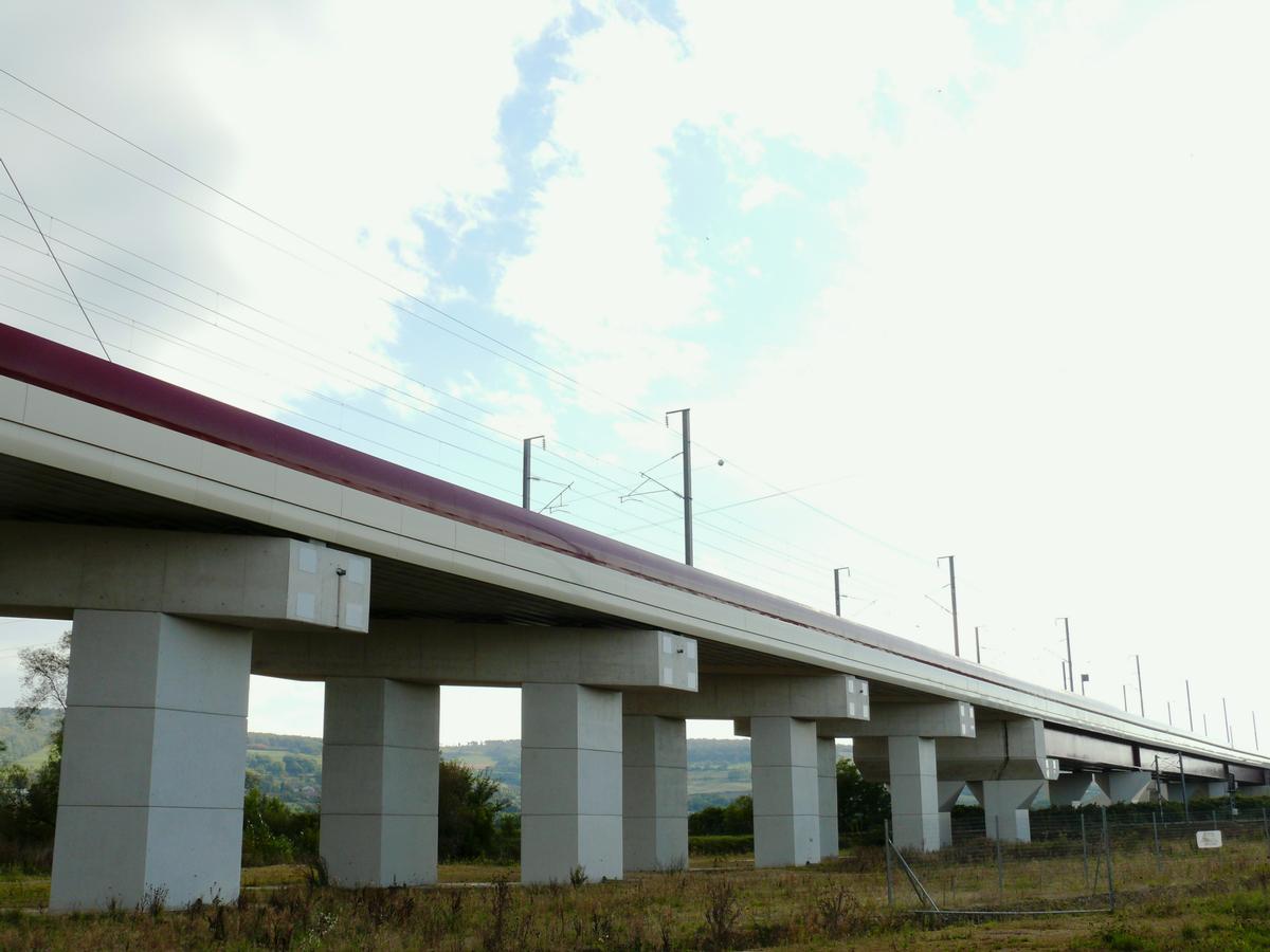 TGV East/Europe - Vandières Bridge & Mosel Canal Viaduct 