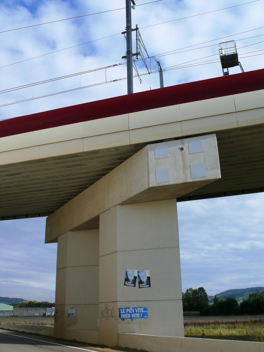LGV Est-Europénne - Pont-rail de Vandières 