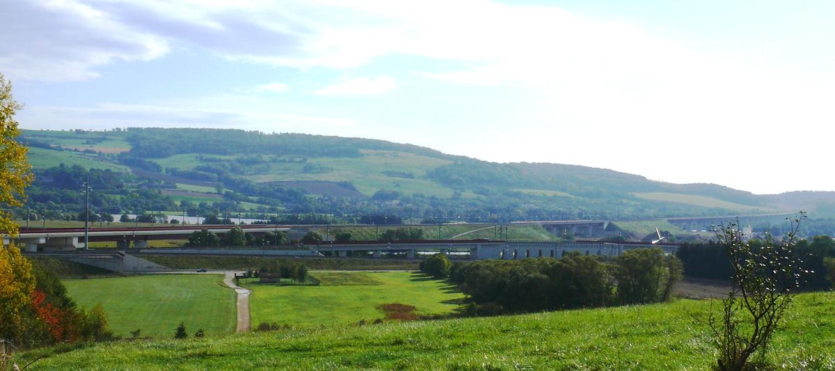 TGV Ost/Europa - Anschlußbauwerk zur Eisenbahnstrecke Metz-Nancy und Moselkanalviadukt 