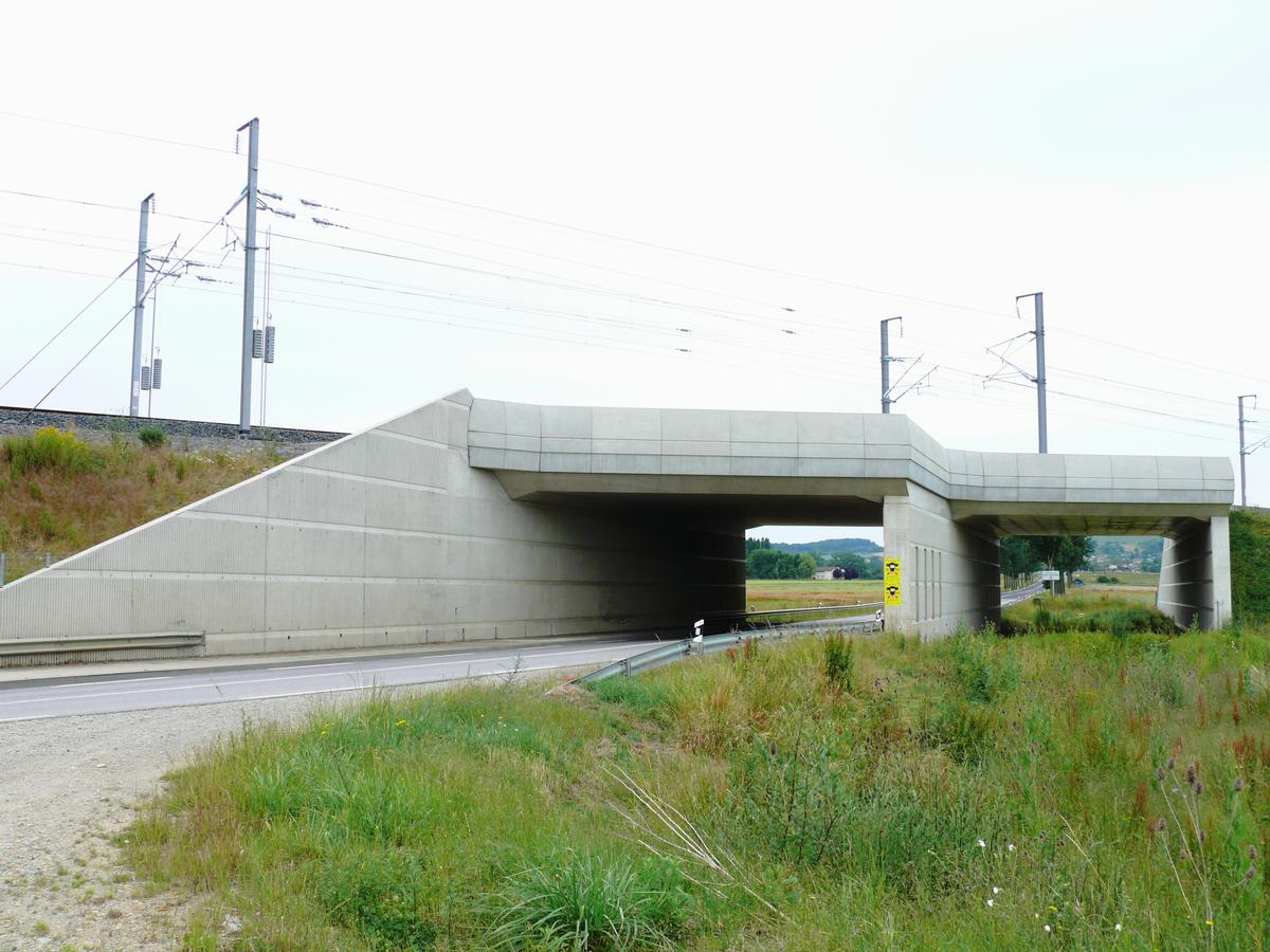 LGV Est Européenne - Pont-rail de franchissement du RD910 
