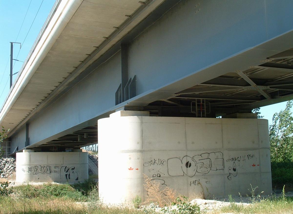 LGV Méditerranée - Viaduc de Mornas - Travées d'accès en rive droite 