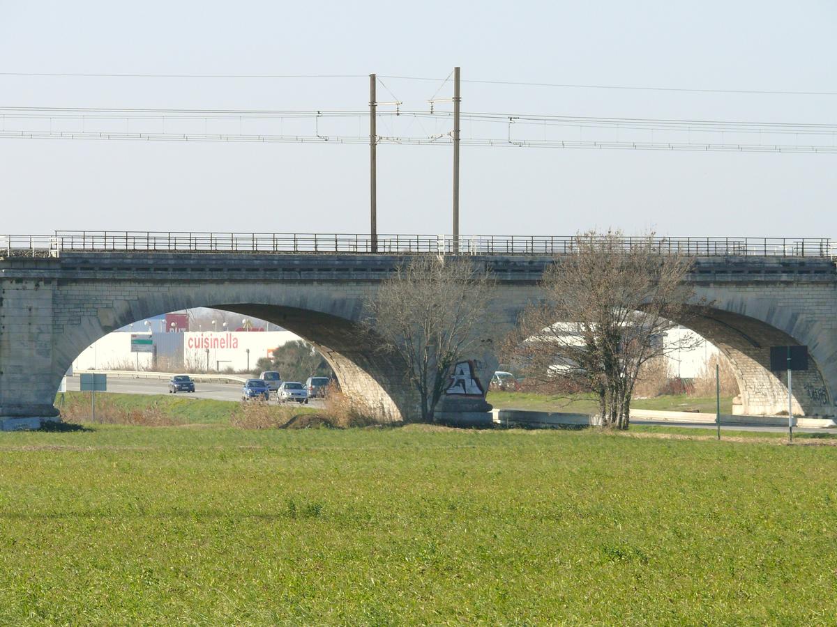 Ligne Avignon-Marseille - Viaduc de Pont-de-Crau 