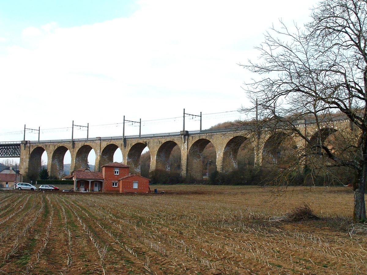 Souillac - Viaduc de Lamothe - Viaduc d'accès côté Souillac 