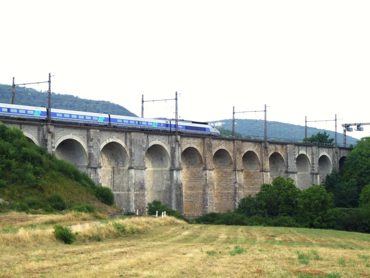 Ligne Paris - Dijon - Viaduc de la Combe de Lée (pK 297,681) 