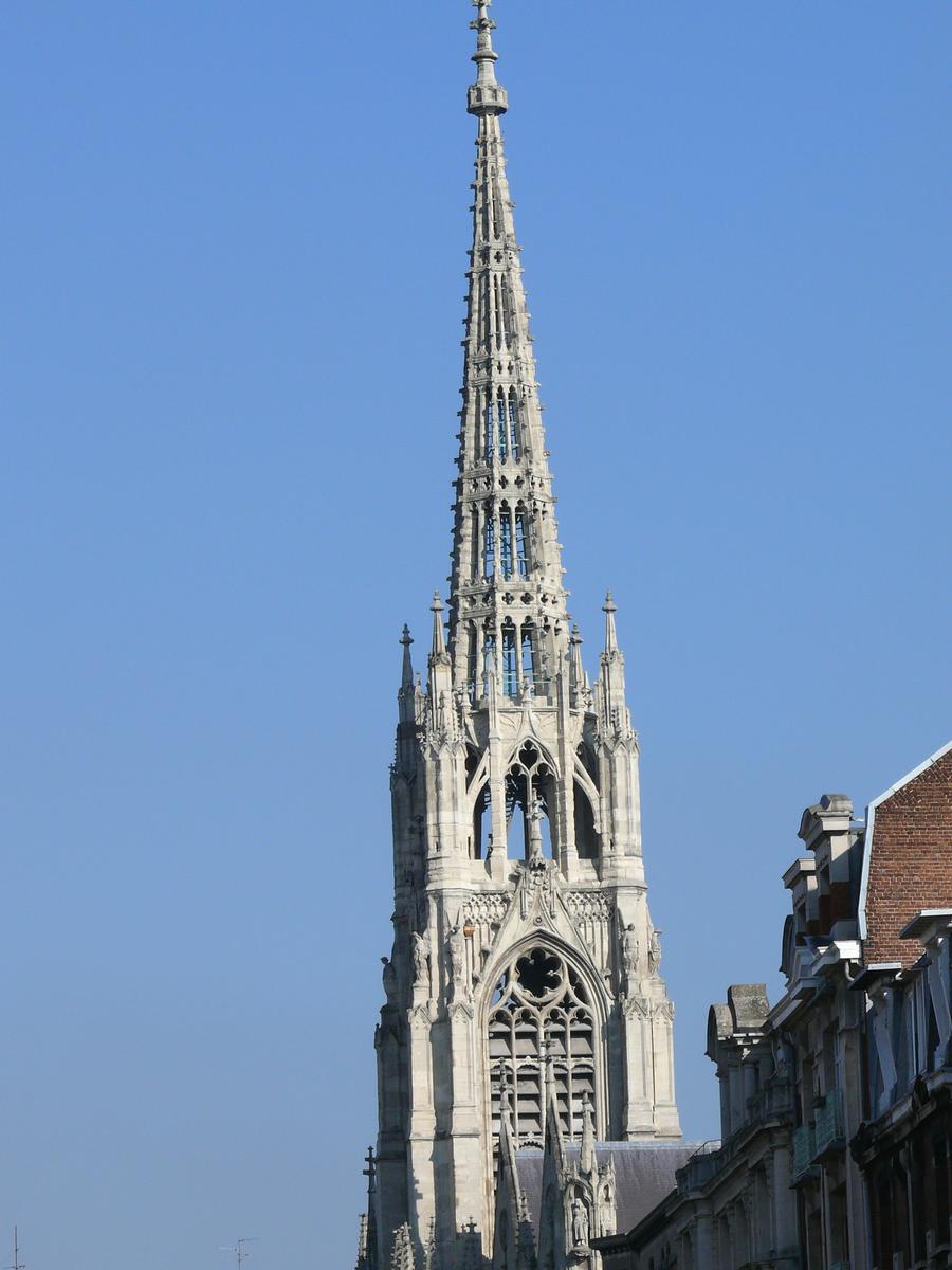 Lille - Eglise Saint-Maurice - Le clocher 
