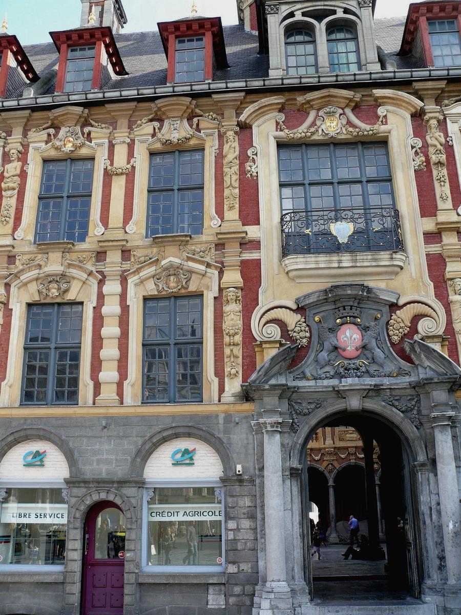 Lille - Vieille Bourse - Façade sur la place du Général de Gaulle 