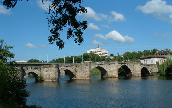Pont Saint-Martial, Limoges.Côté amont 