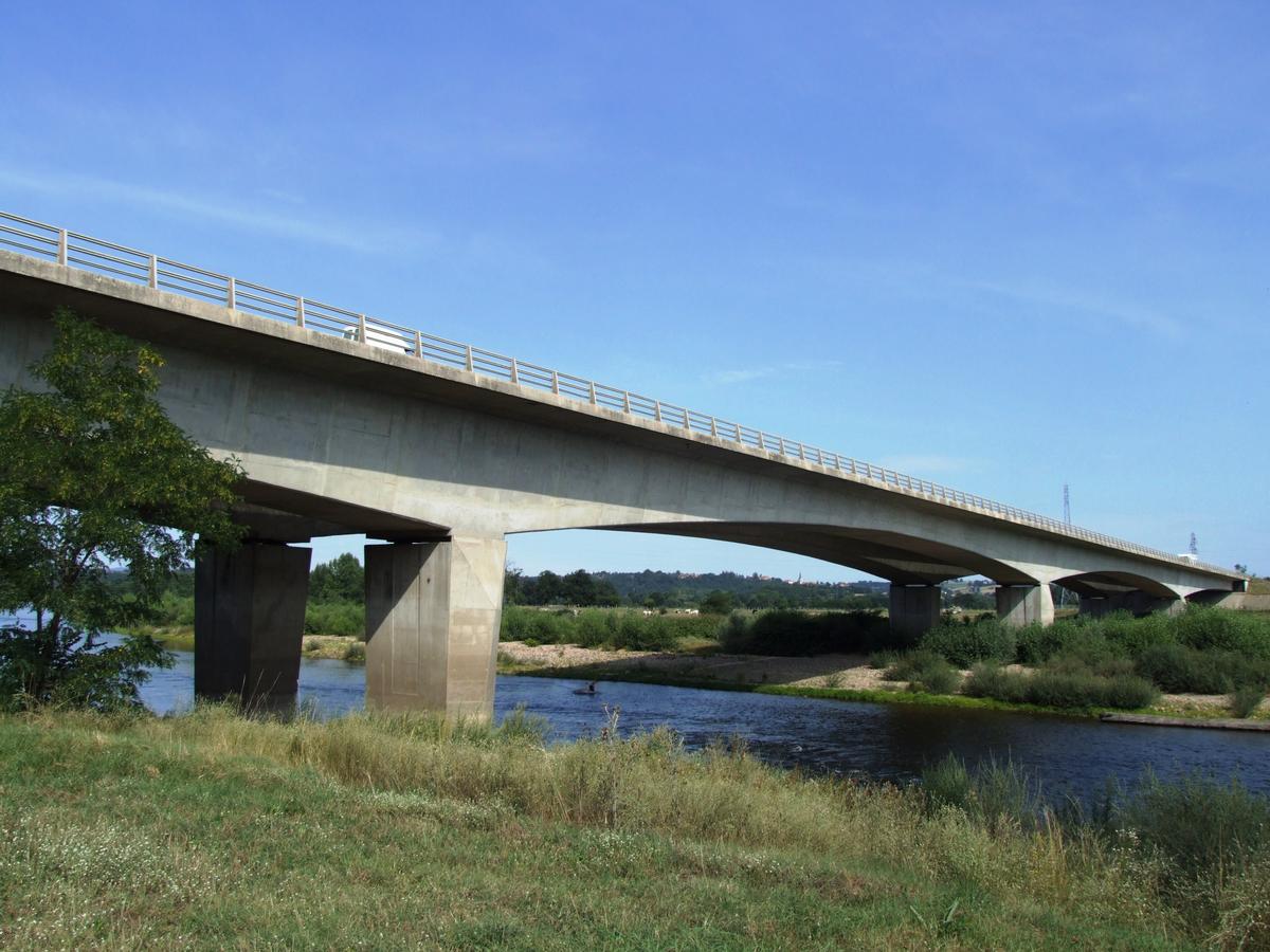 RN7 - Pont de Roanne sur la Loire 
