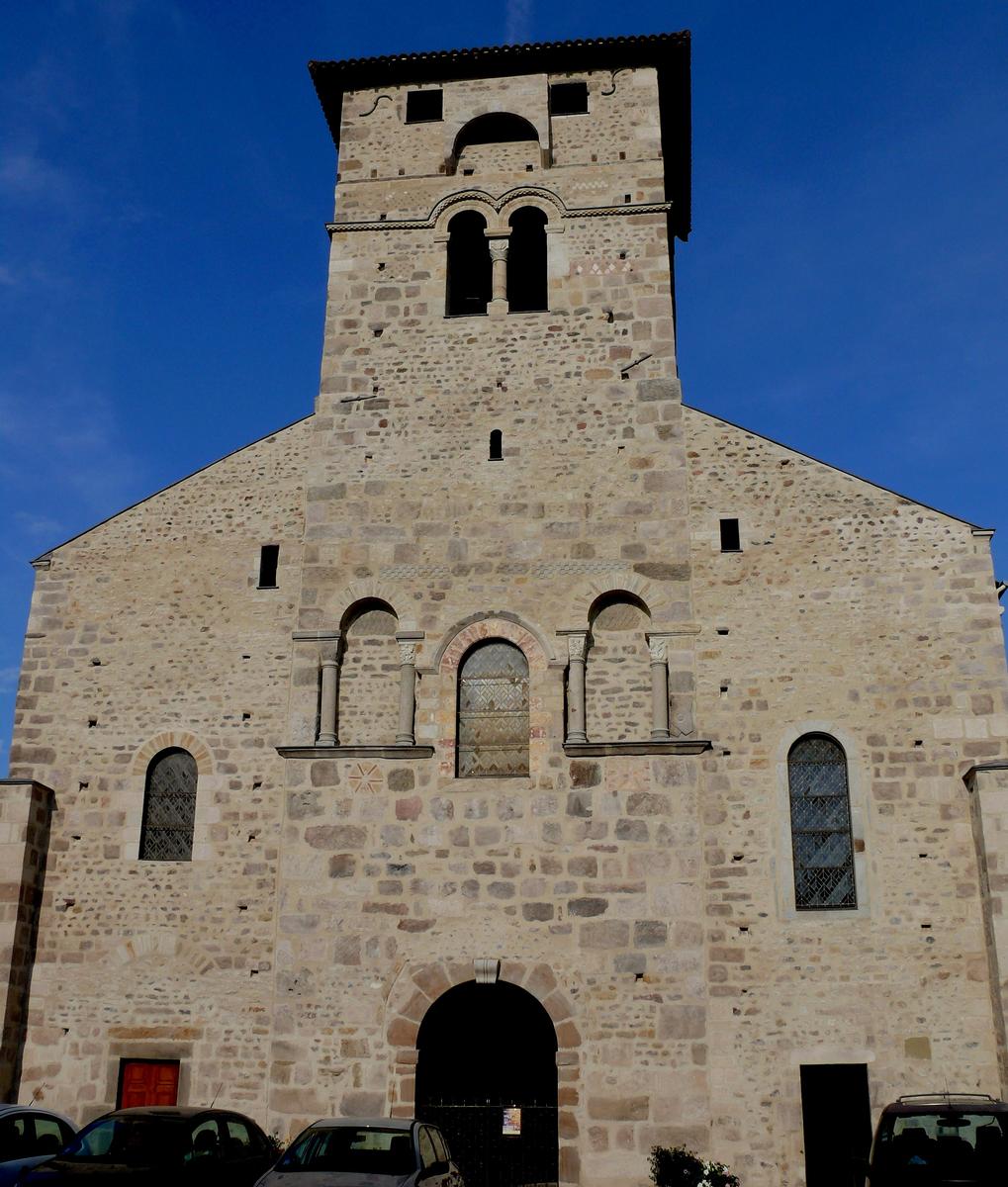 Saint-Just-Saint-Rambert - Eglise Saint-Rambert - Tour-porche du 11ème siècle 