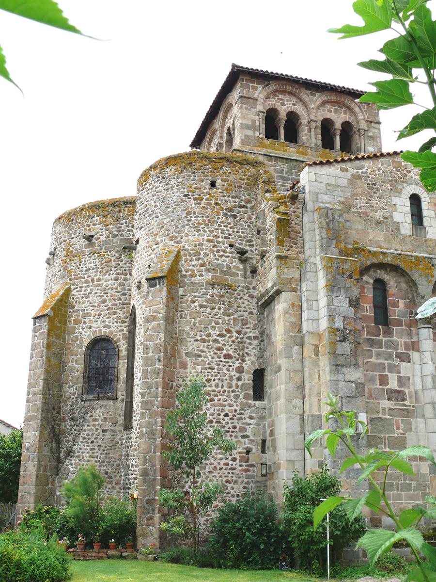 Champdieu - Eglise priorale Saint-Domnin - Chevet 
