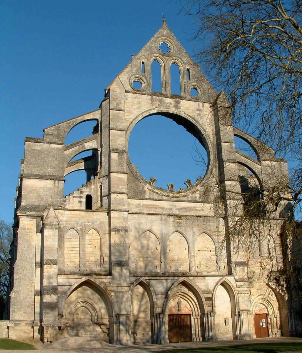Abbaye de Longpont - Abbatiale - Façade 