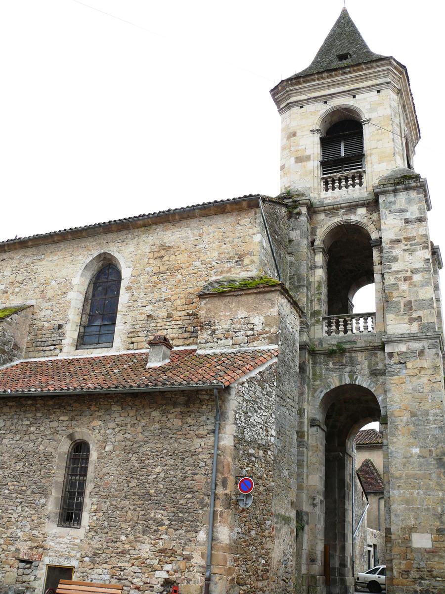 Saint-Céré - Eglise Sainte-Spérie - Clocher-porche 
