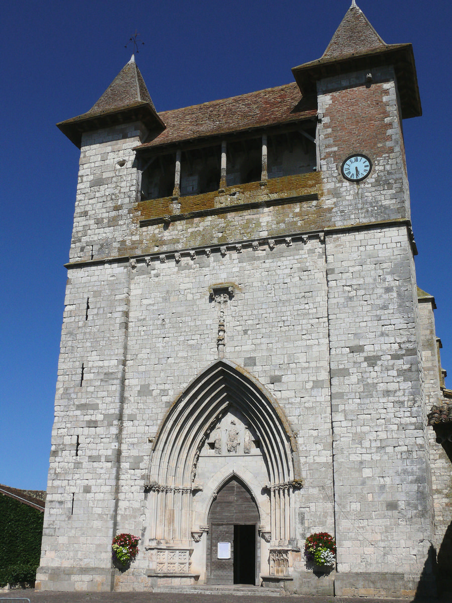 Villeréal - Eglise Notre-Dame - Façade 