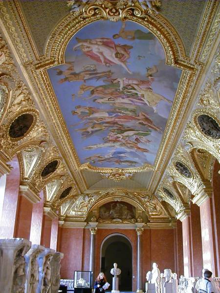 Palais du Louvre Salle des Antiques - Pavillon du salon carré - Décor de Lefuel
