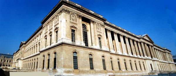 Palais du LouvreCour carrée - Extérieur ailes sud et est 
