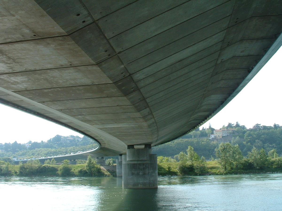 Rhoneviadukt der Nordumgehung von Lyon 