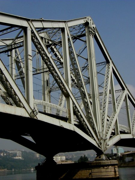 Pont-rail de la Mulatière at Lyon 