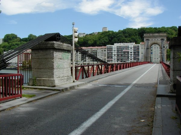 Pont Masaryk à LyonVue du tablier 