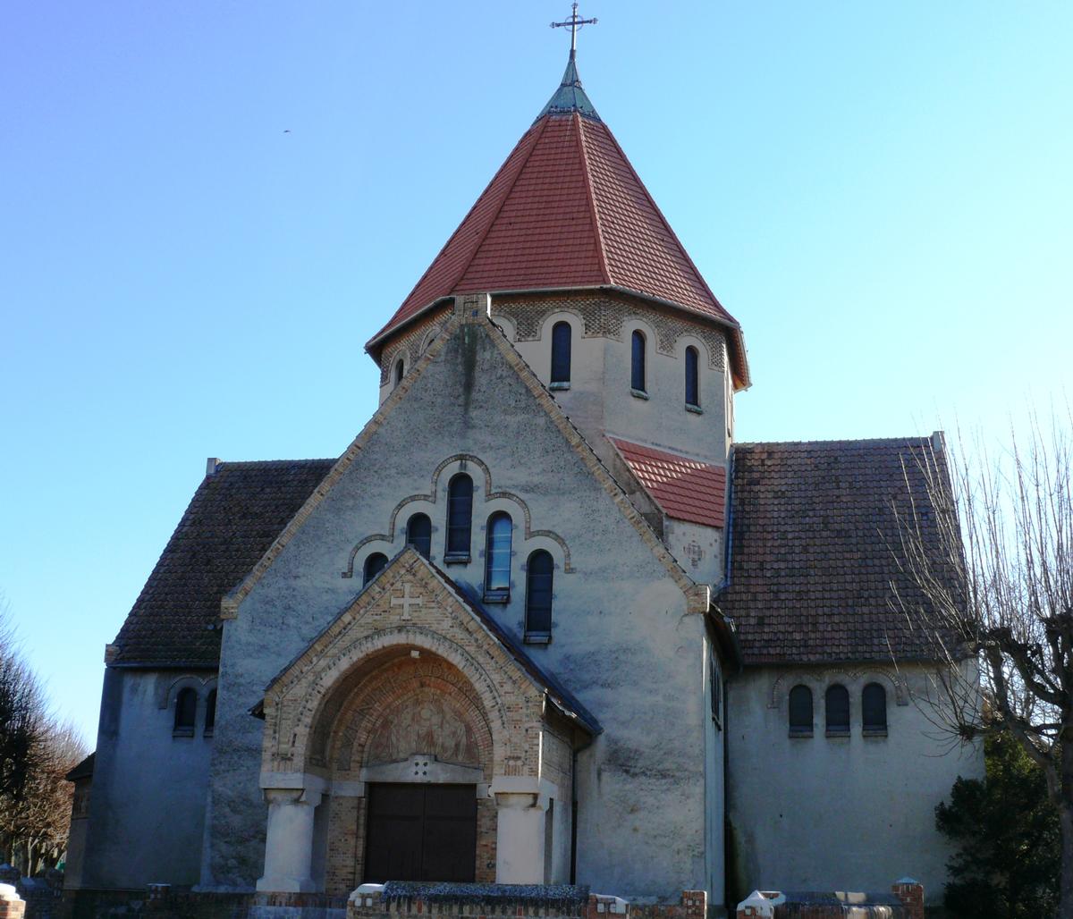 Reims - Eglise Saint-Nicaise à la cité-jardin du Chemin-Vert 